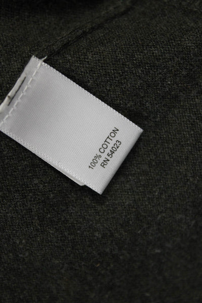 Banana Republic Mens Pullover Dark Gray Cotton Crewneck Long Sleeve Size S