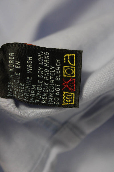 Perry Ellis Mens Light Blue Point Collar Long Sleeve Dress Shirt Size XL