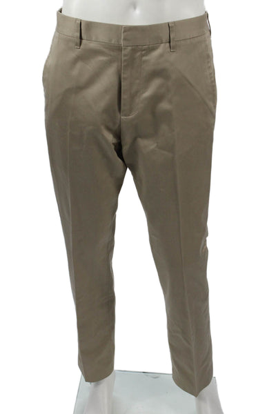 Bonobos Mens Beige Chinos 100% Cotton Button Pants Size 33
