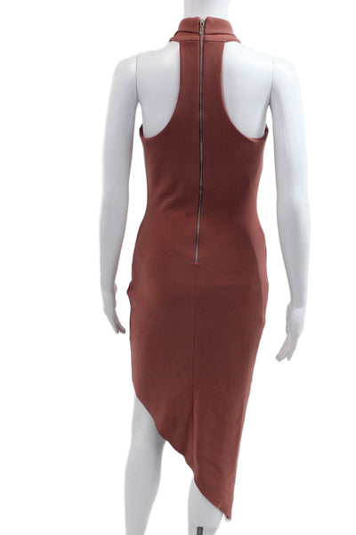 Bec & Bridge Women Bodycon Sheath Dress Brown 95% Polyester 5% Elastane Size 4