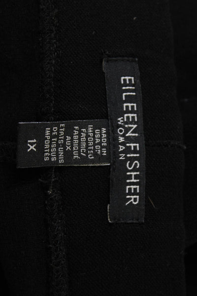 Eileen Fisher Womens Black Dress Pants Size 1X