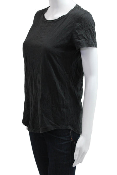 Lululemon Women Basic Short Sleeve T-Shirt Black Size 4