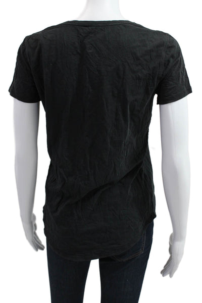 Lululemon Women Basic Short Sleeve T-Shirt Black Size 4