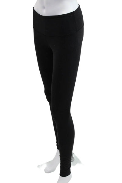 Lululemon Womens Ankle Jeggings Black Nylon Solid Size 2