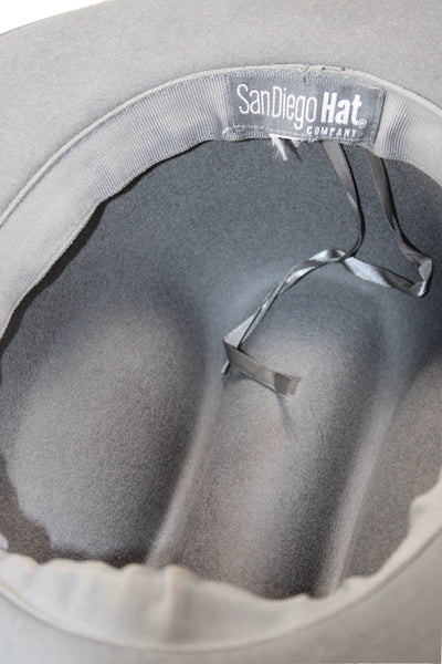 San Diego Hat Co Womens Suede Embellished Cowboy Hat Solid Gray Size One Size