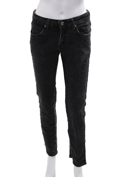 Naked & Famous Women Skinny High Rise Black Jeans Size 32