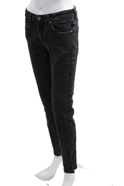 Naked & Famous Women Skinny High Rise Black Jeans Size 32
