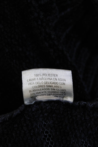 Style & Co Women Pullover Sweater Crew Neck Long Sleeve Dark Blue Size XS