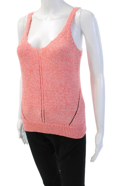 Heartloom Women Camisole Pink Cotton V-Neck Sleeveless Size S