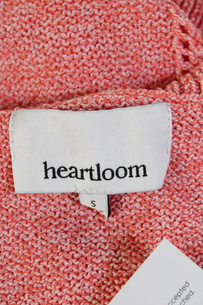 Heartloom Women Camisole Pink Cotton V-Neck Sleeveless Size S