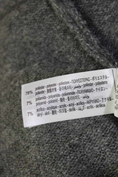 Zara Womens Pullover Sweater Gray Crew Neck Long Sleeve Size XS