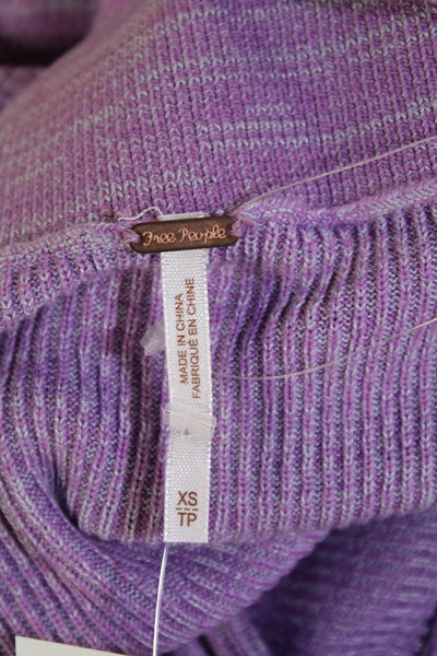Free People Womens Straight Pencil Skirt Long Purple Size XS