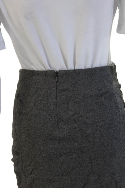 Robert Rodriguez Black Label Women Pencil Mini Skirt Dark Gray Size 2