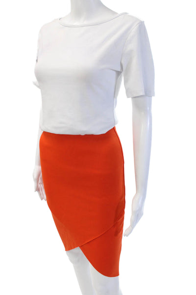 Bec & Bridge Womens Cropped Sleeveless Top Skirt Set Orange Size 2