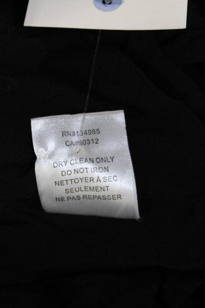 For Love & Lemons Women Gothic Mock Neck Sleeveless Tank Black Size XS