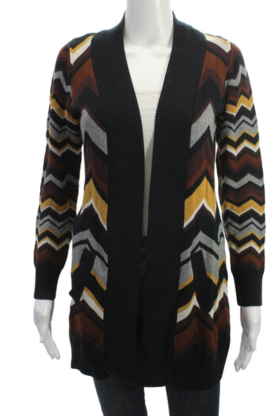 Missoni For Target Womens Cardigan Long Sleeve Black Geometric Aztec Size XS