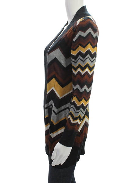 Missoni For Target Womens Cardigan Long Sleeve Black Geometric Aztec Size XS