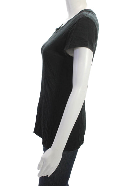 Rag & Bone Jean Womens Black Basic 100% Cotton T Shirt Size S