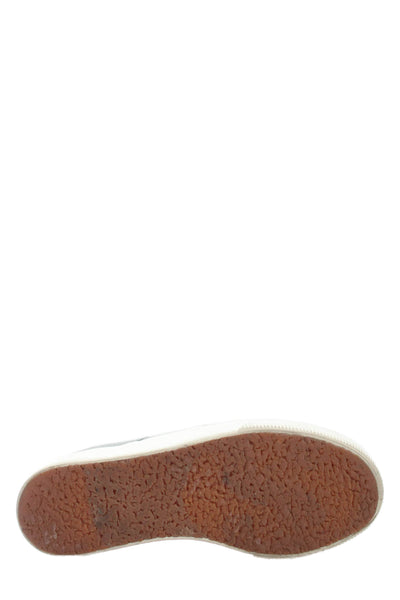Superga Womens 2790 Canvas Low-Top Platform Casual Sneakers Gray Size 7.5