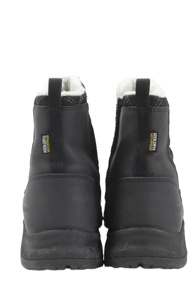 Keen Womens Quilted Detail Winter Ankle Boots Black Size 9.5