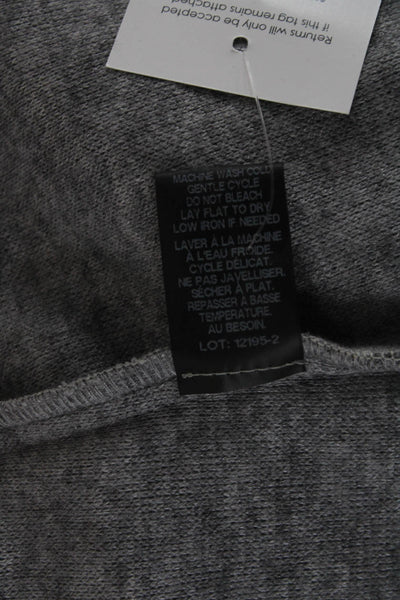 Pure Essence Women Cardigan Gray Mock Neck Long Sleeve Size XL