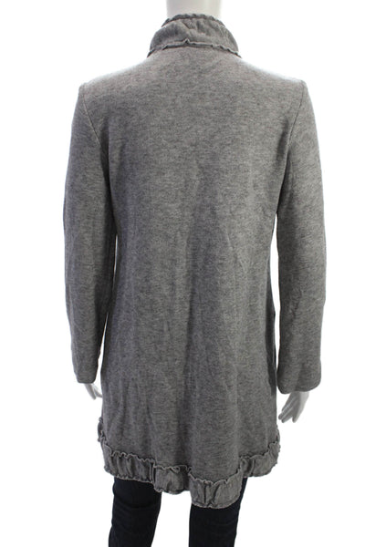 Pure Essence Womens Gray Mock Neck Long Sleeve Sweater Size XS