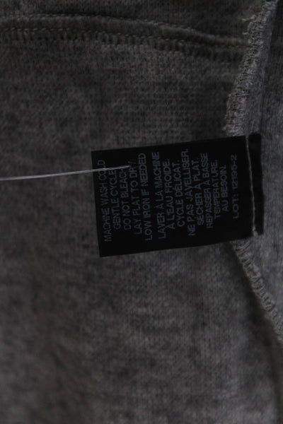 Pure Essence Womens Gray Mock Neck Long Sleeve Sweater Size XS