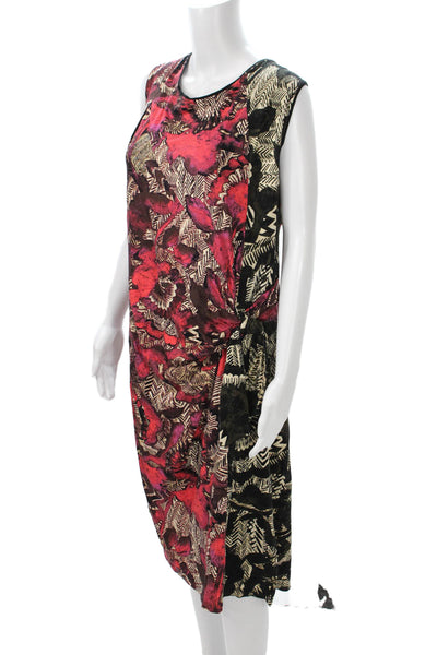 Nic + Zoe Women Shift Dress Black Size 3X