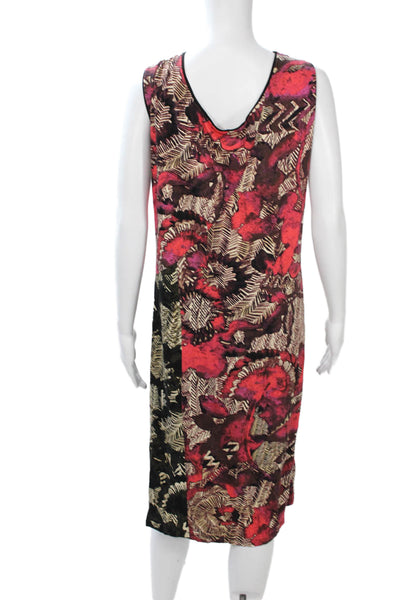 Nic + Zoe Women Shift Dress Black Size 3X