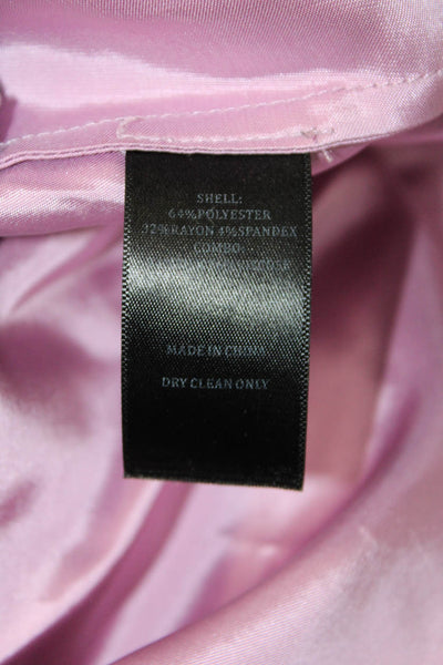 Cynthia Rowley Womens Black Shift Dress Long Sleeve Crew Neck Polyester Size 4