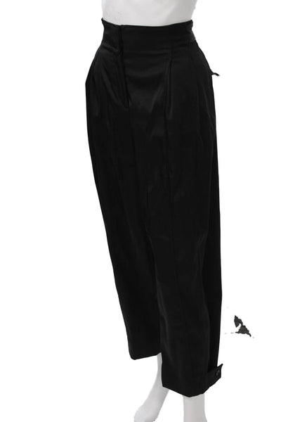 Banana Republic Women Black Cropped Dress Pants Size 10