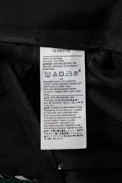 Banana Republic Women Black Cropped Dress Pants Size 10