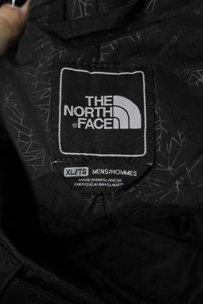 The North Face Mens Cargo Snow Pants Black Button Polyester Size XL