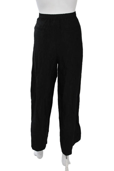 J Crew Women Dress Pants Black 100% Acetate Inseam 27 Size S