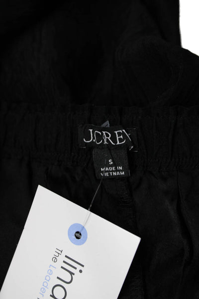J Crew Women Dress Pants Black 100% Acetate Inseam 27 Size S