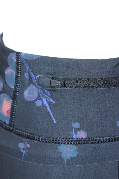 Sweaty Betty Women Capri Floral Leggings Black Size XS