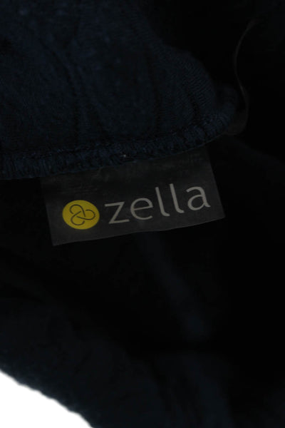 Zella Women Mock Neck Pullover Sweatshirt Dark Blue Size XS