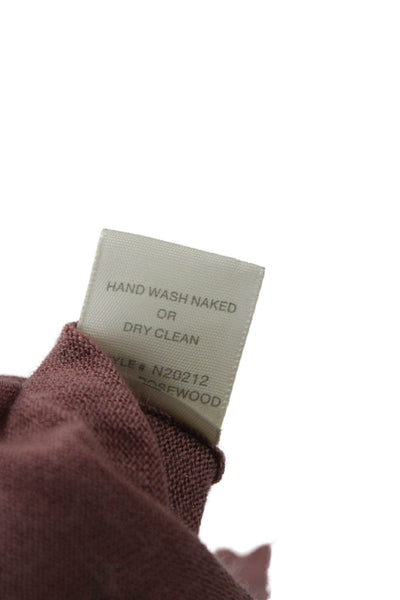 Naked Cashmere Women Brown Bohemian Cashmere Blouse Long Sleeve Size XS