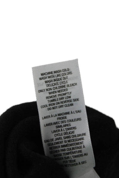 Juicy Couture Womens Pullover Sweatshirt Black Size XS