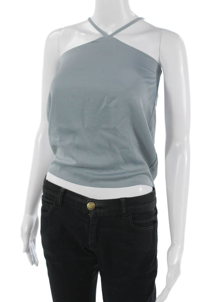 NBD Womens Camisole Gray Sleeveless Solid Polyester Button Size 2XS