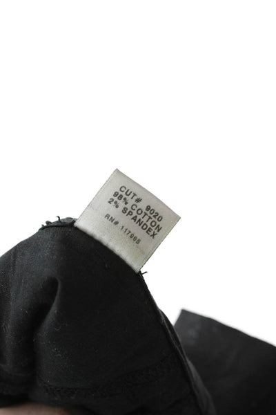 J Brand Women Chino Shorts Black 100% Cotton Size 23