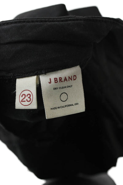 J Brand Women Chino Shorts Black 100% Cotton Size 23