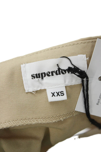 Superdown Women Mini Pencil Skort Beige Size 2XS