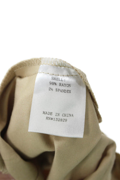 Superdown Women Mini Pencil Skort Beige Size 2XS