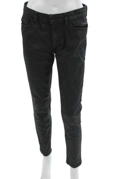 Lauren Ralph Lauren Womens Black Ankle Cropped Pants Size 6