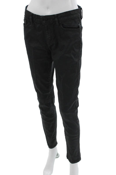 Lauren Ralph Lauren Womens Black Ankle Cropped Pants Size 6
