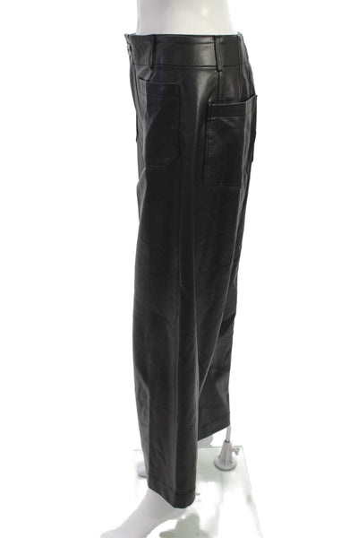 Maeve Anthropologie Womens Cropped Biker Pants Black Size 29