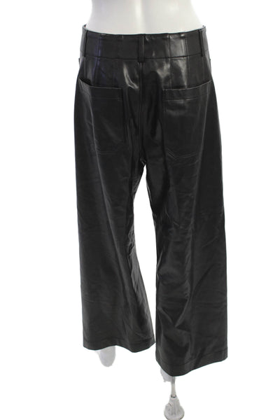 Maeve Anthropologie Womens Cropped Biker Pants Black Size 29