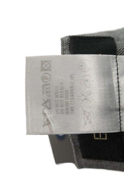 Escada Womens Dress Pants Gray 100% Wool Size 42
