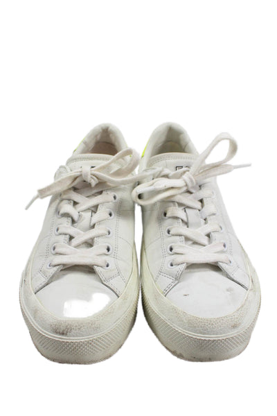 Givenchy Womens Leather City Sport Lace-Up Casual Sneakers White Size 7.5